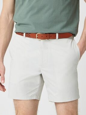 J Crew 7" tech short In Stone